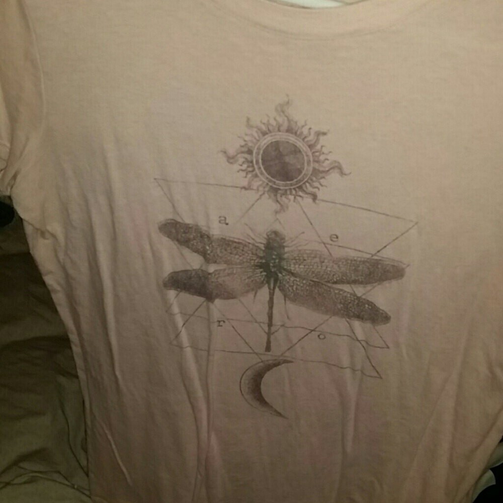 Light pink graphic tee